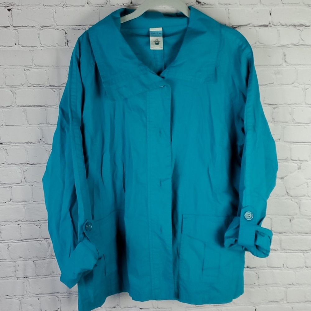 Natalie & Me Button Down Top XL